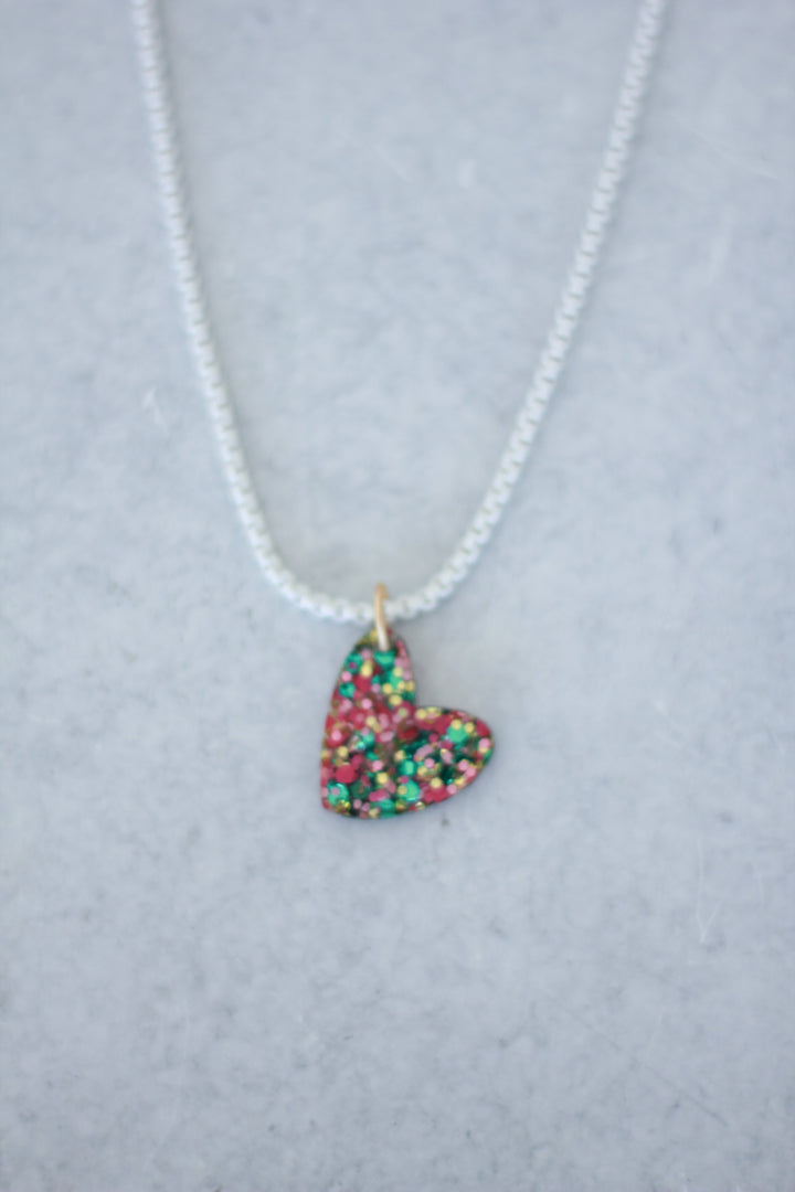 Mary Ryan Brown Confetti Charm Necklace