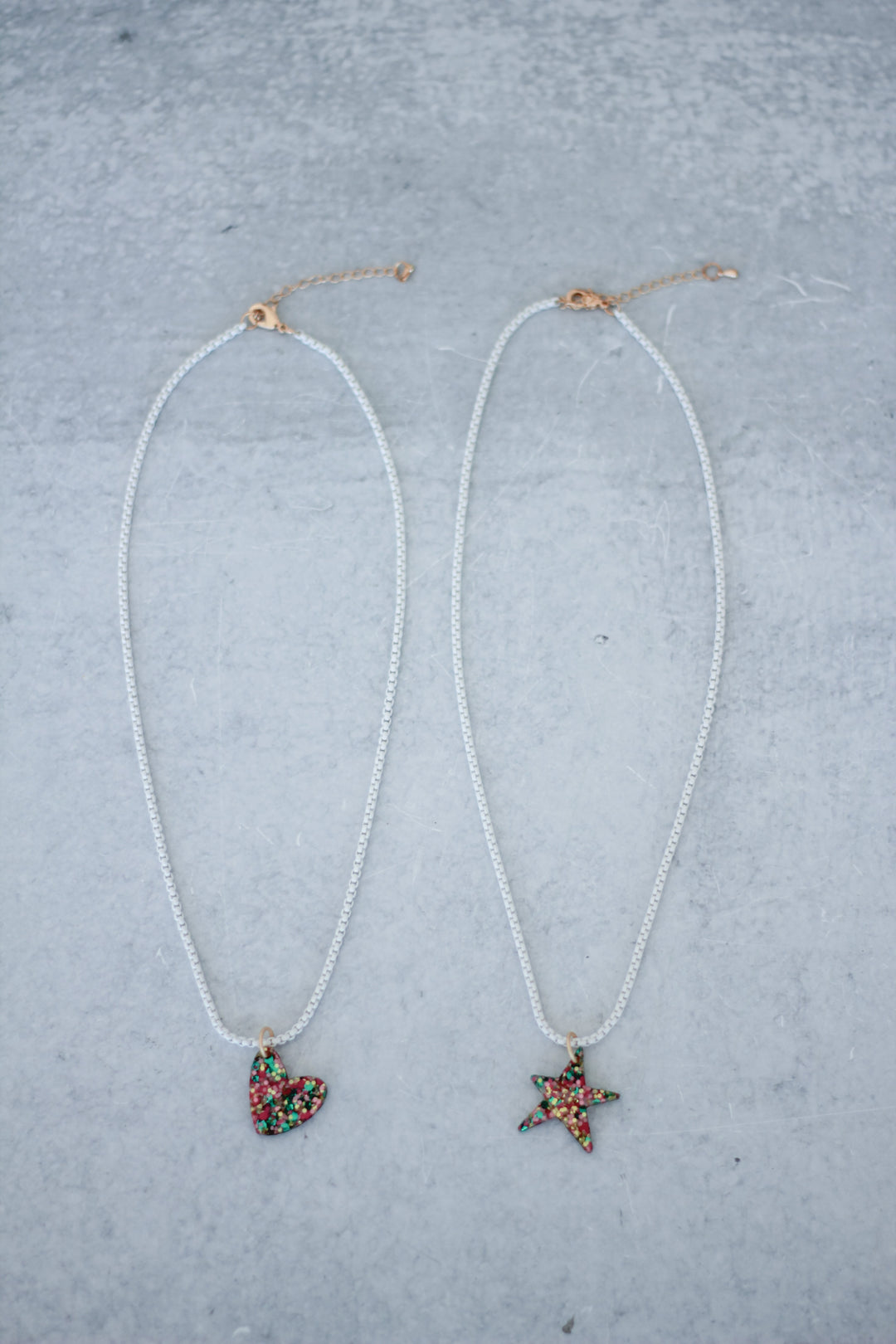 Mary Ryan Brown Confetti Charm Necklace