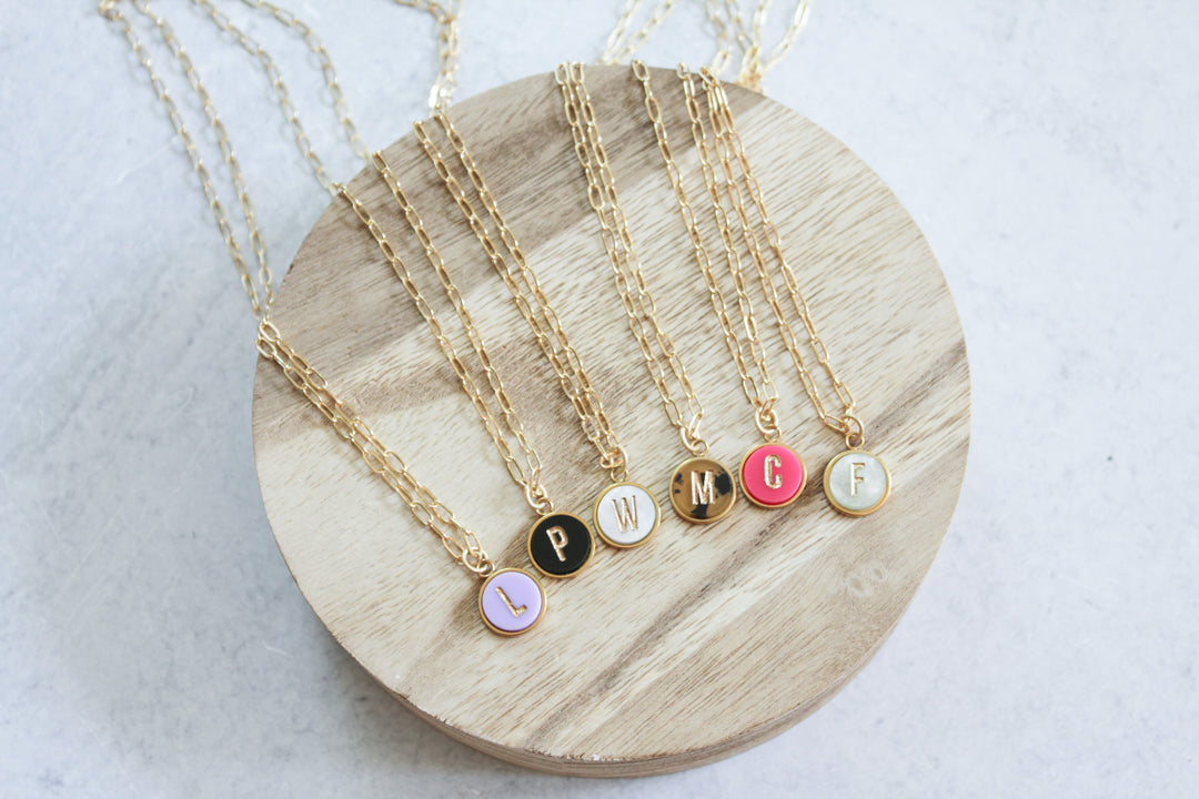 Initial Pendant Necklace