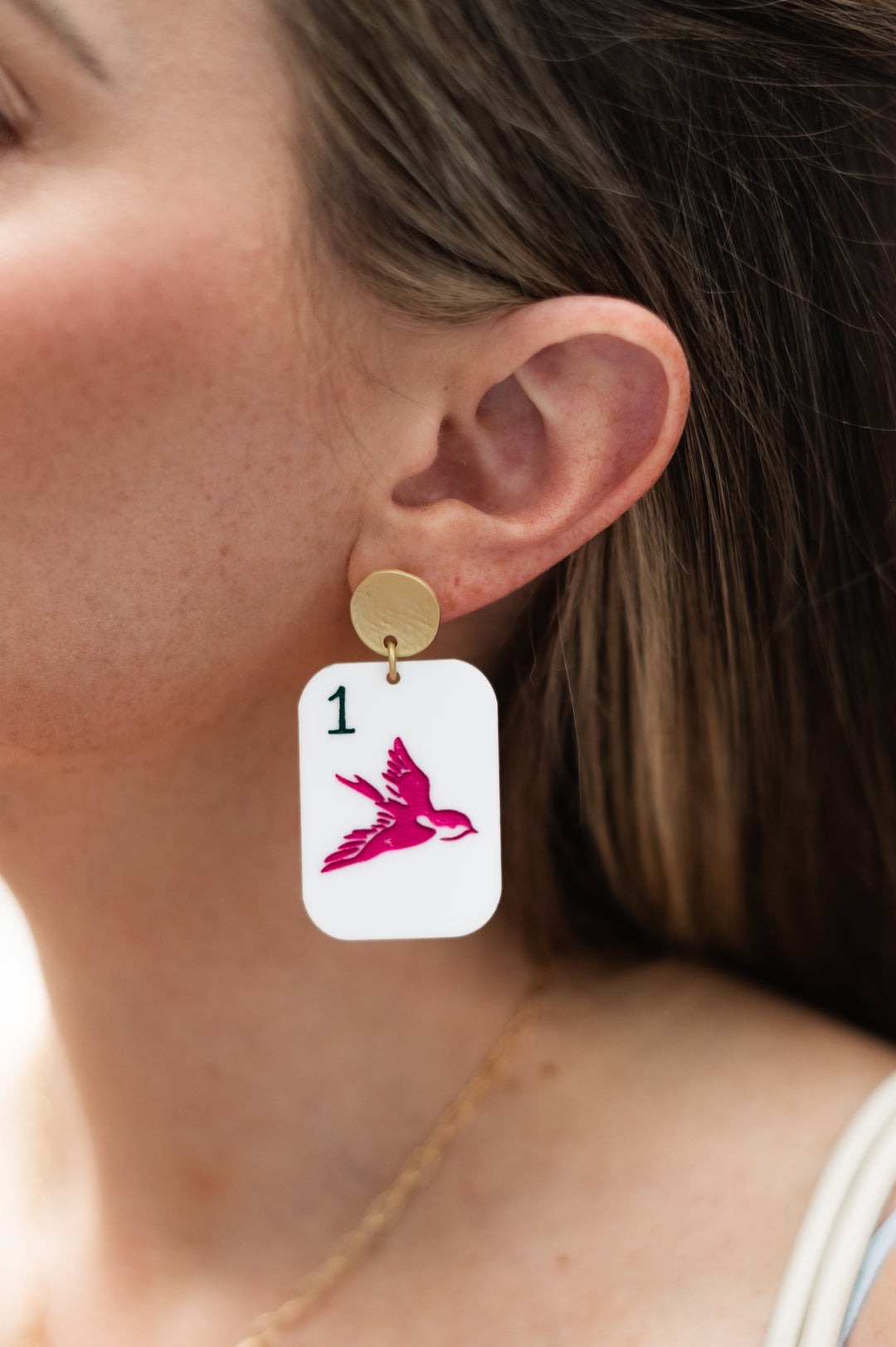 Mahjong Earrings