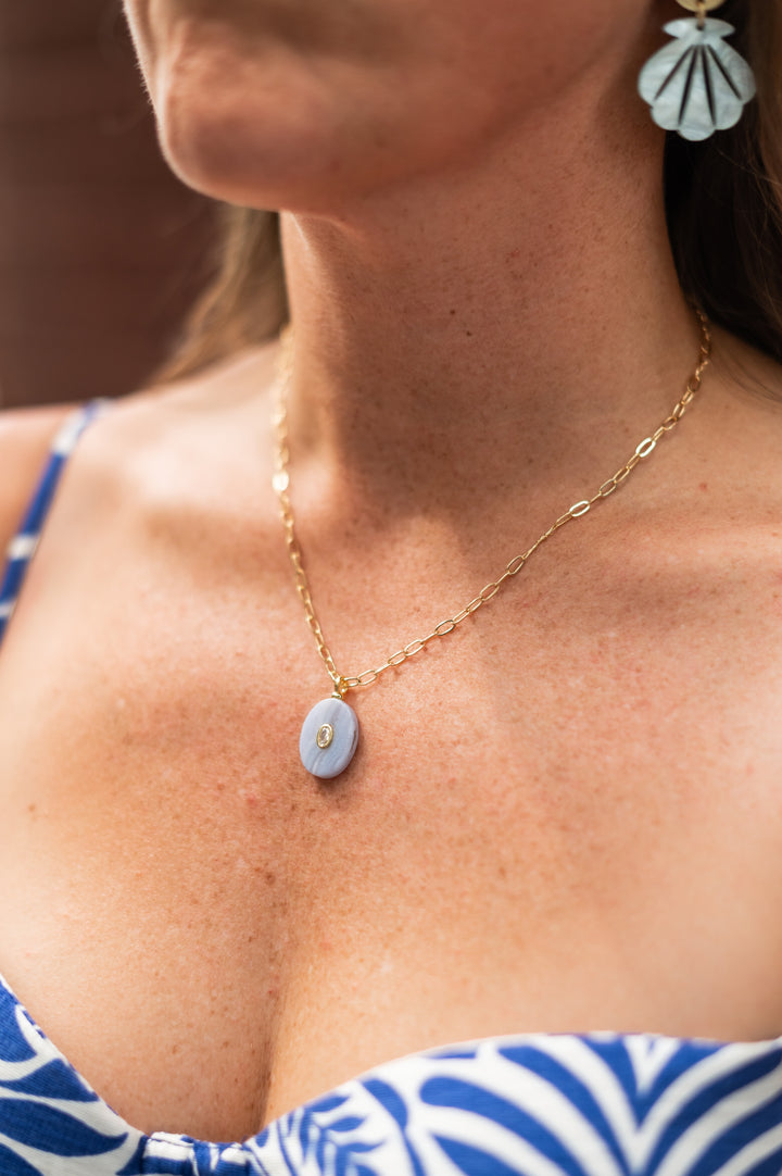 Stone Pendant Necklace