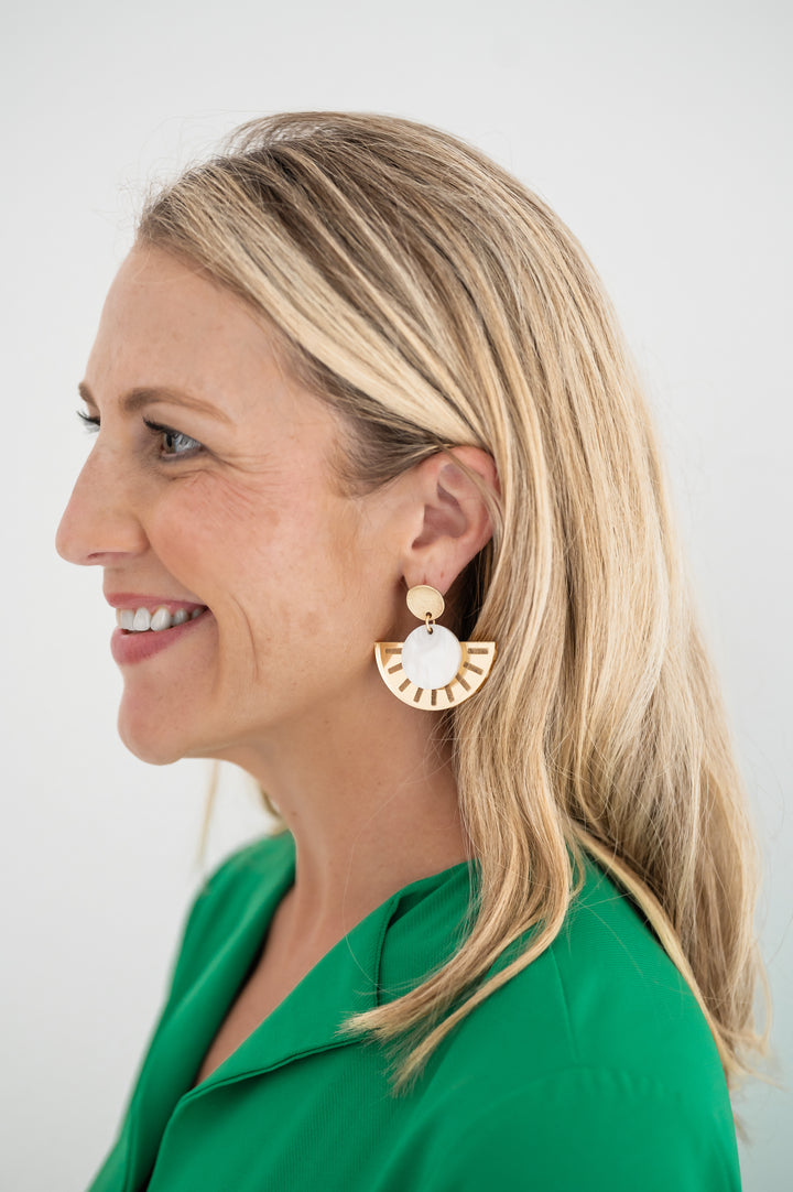 Starburst Fan Earrings