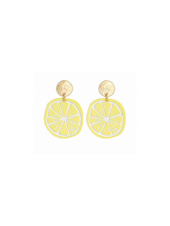 Lemon Slice Earrings