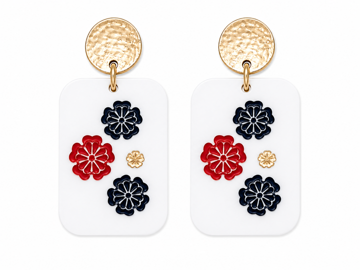 Mahjong Earrings