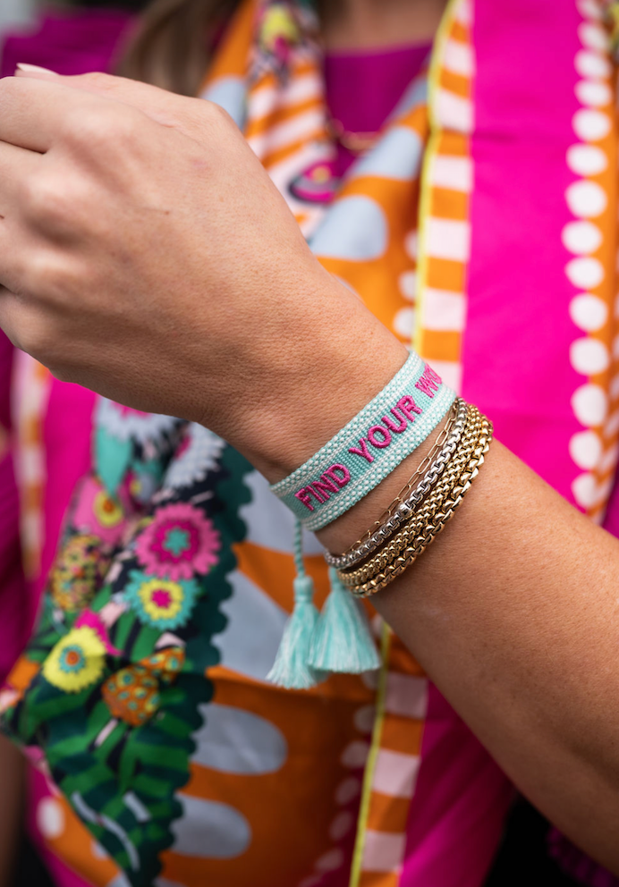 Find your wonder tassel bracelet