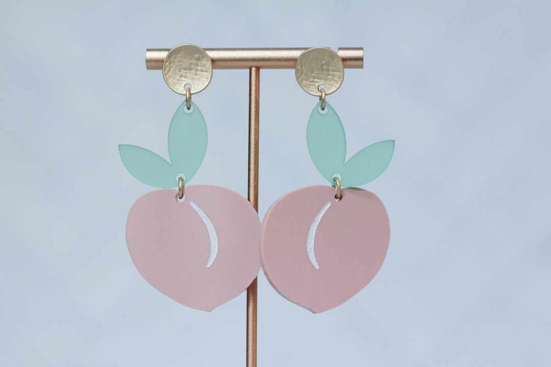 "You're a Peach" Earrings