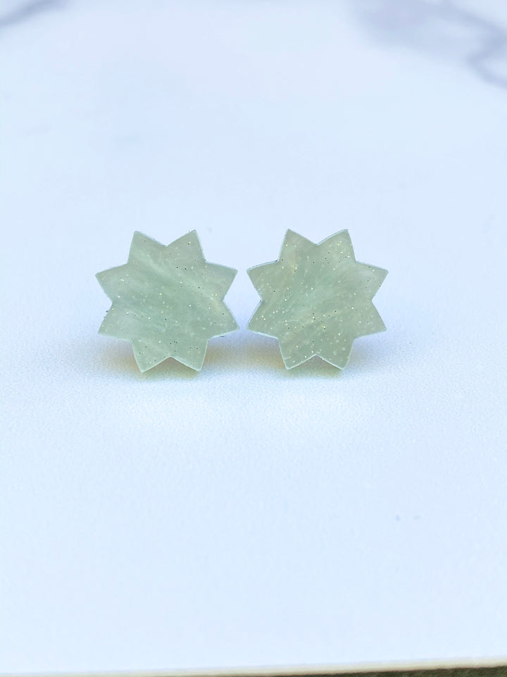 Octagram Star Acrylic Studs