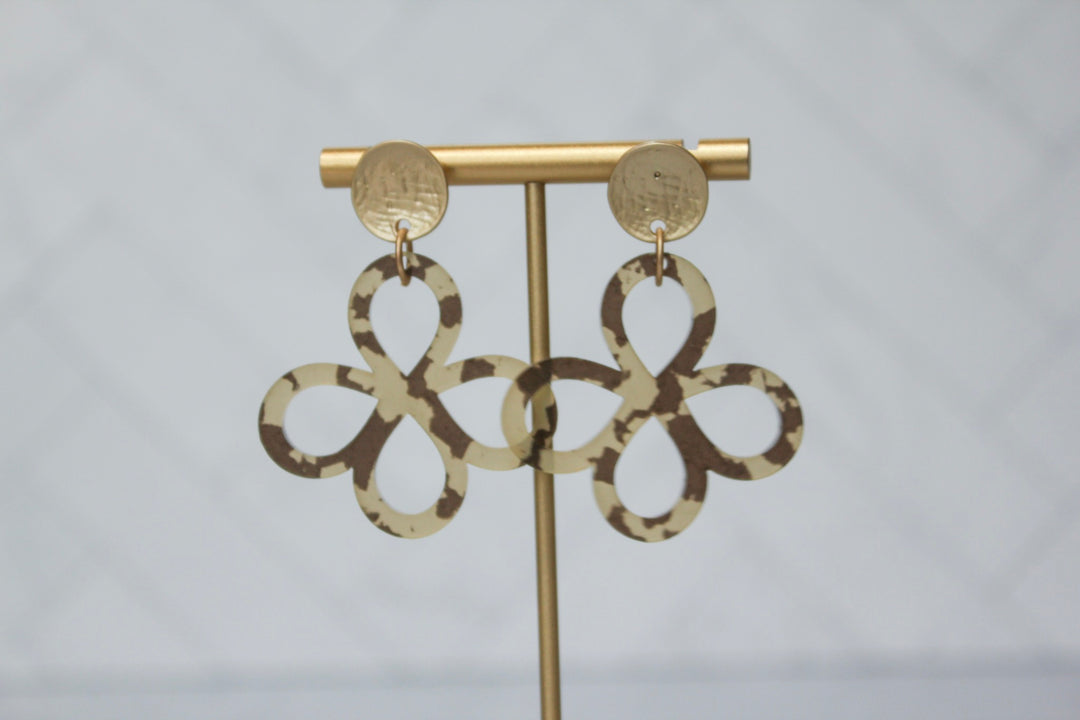 The Clara  - Loopy Clover Acrylic Earrings