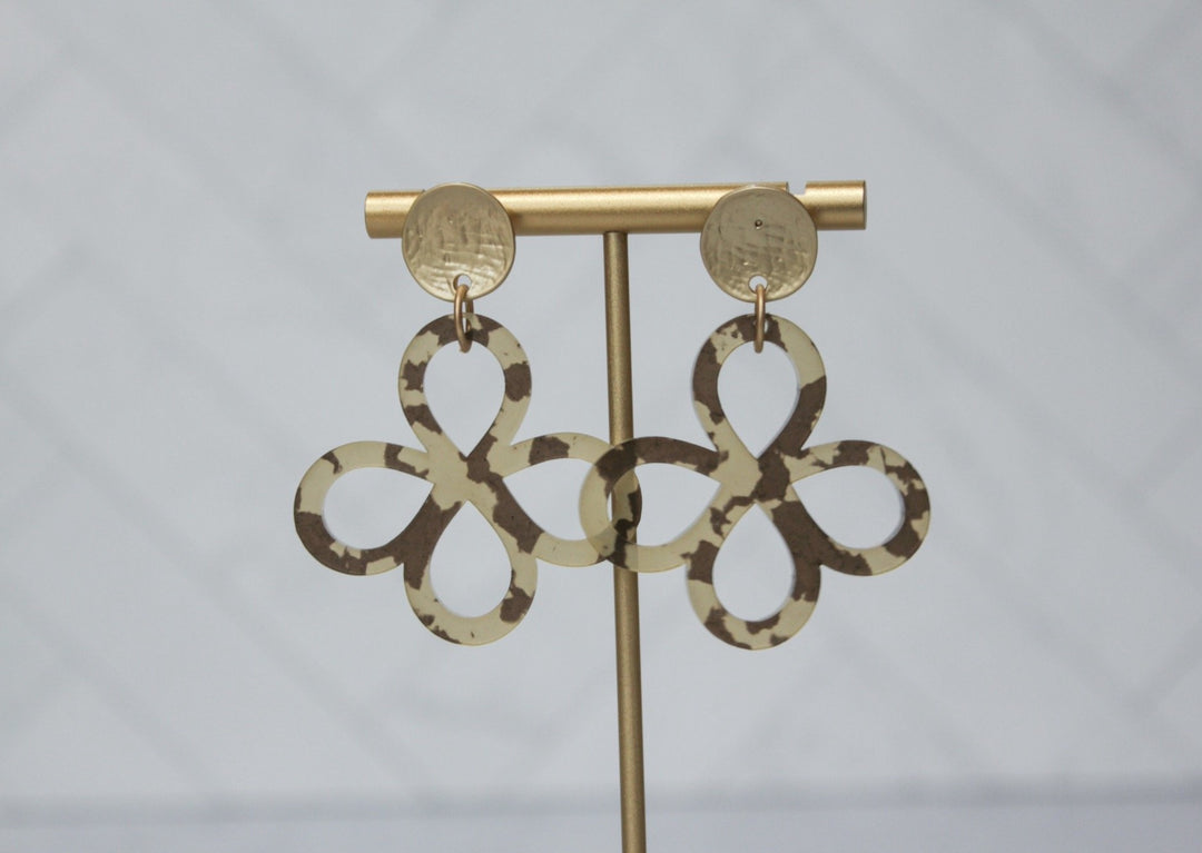 The Clara  - Loopy Clover Acrylic Earrings