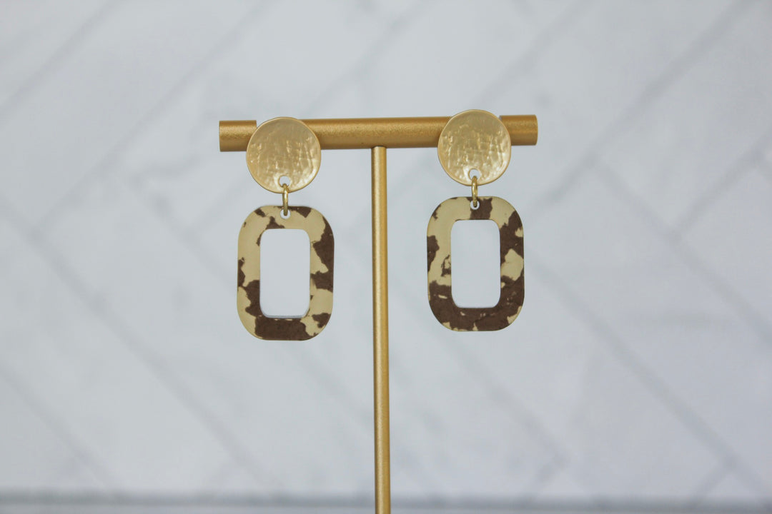 The Rachel Mini - Rectangle Acrylic Earrings