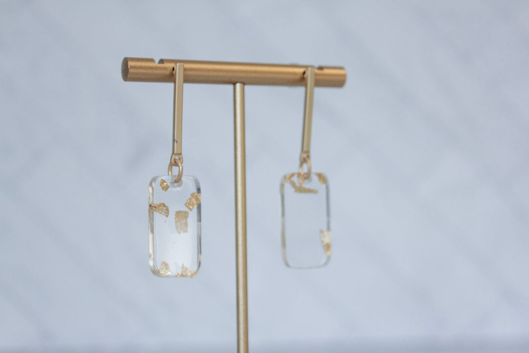 The Huxley - Drop Earrings - Rectangle