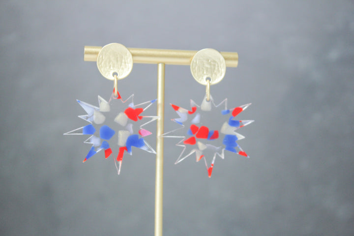 4th of July Boom Earrings