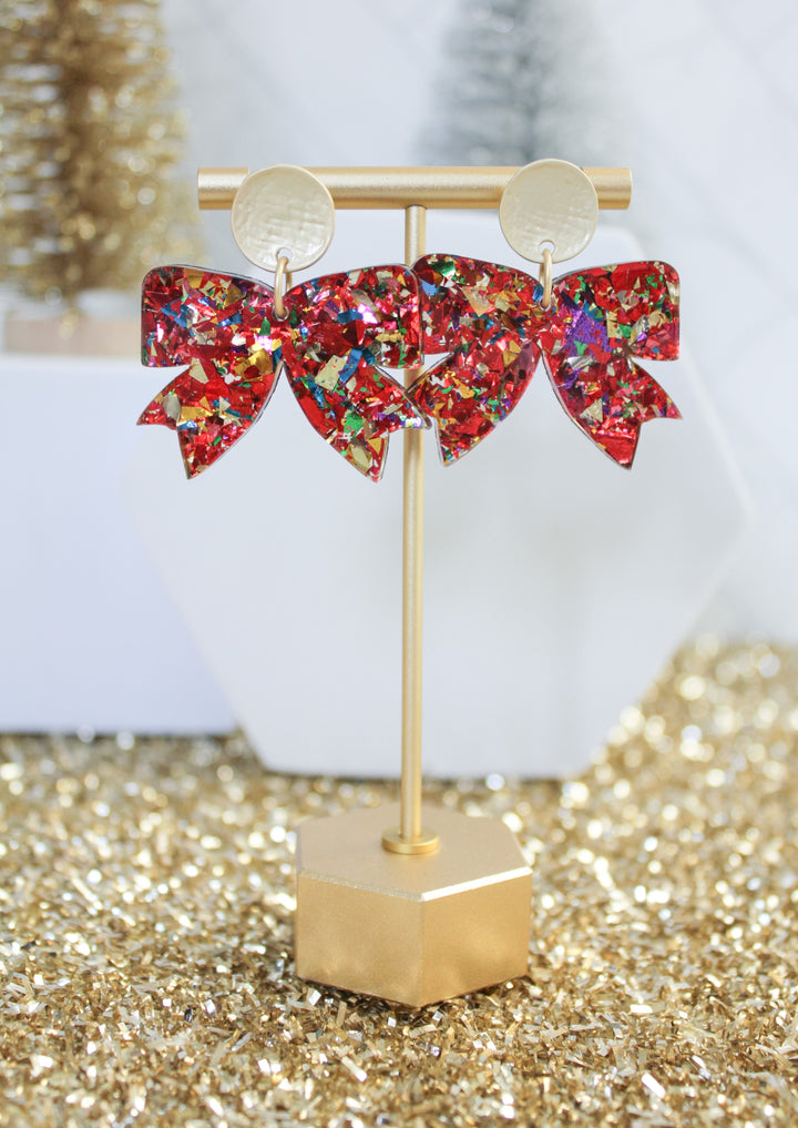 Confetti Bow Earrings