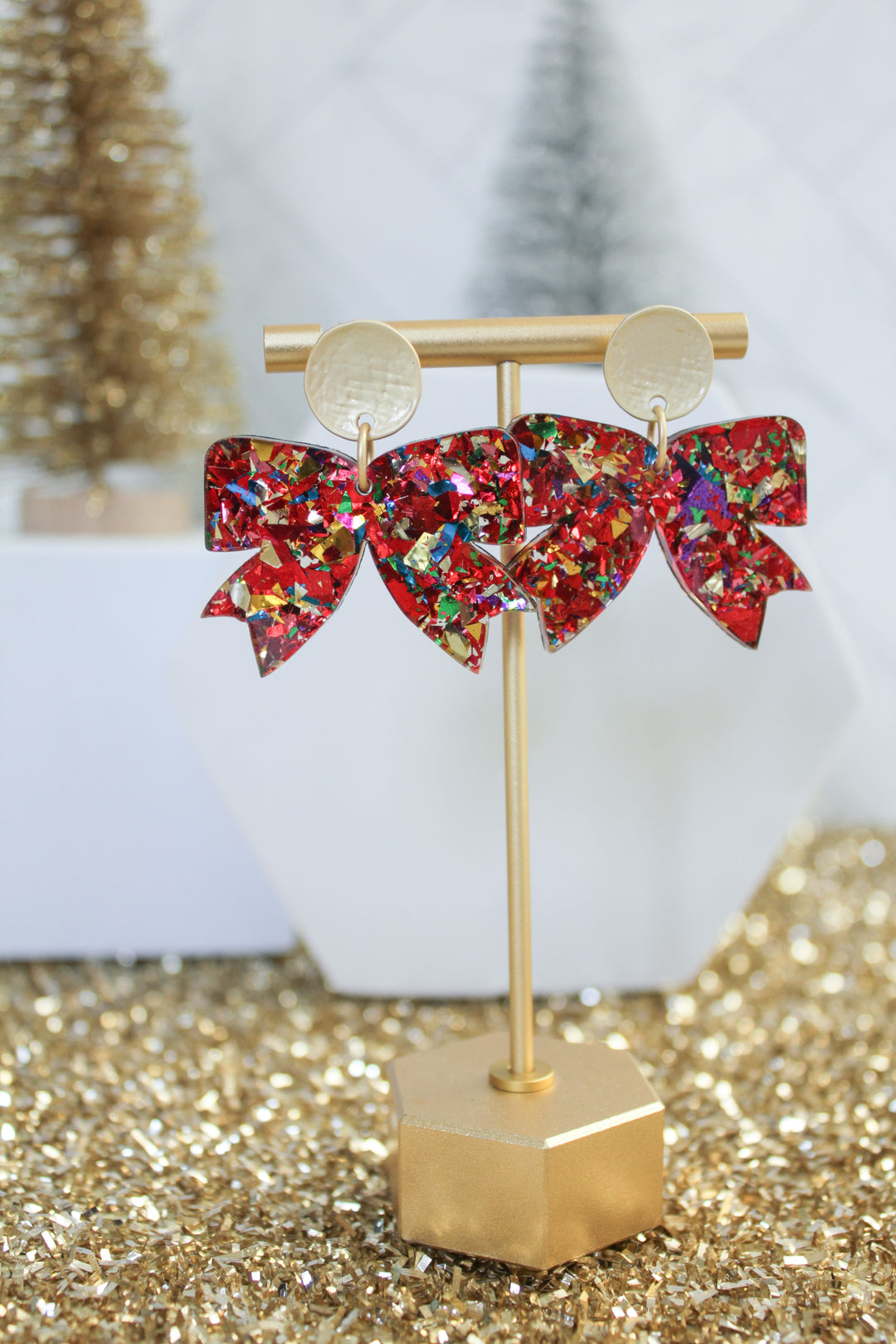 Confetti Bow Earrings