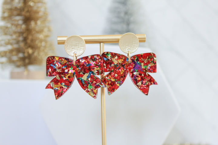 Confetti Bow Earrings