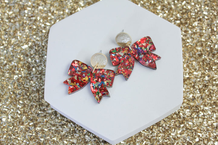 Confetti Bow Earrings