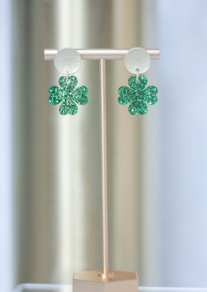 Mini Shamrock Earrings