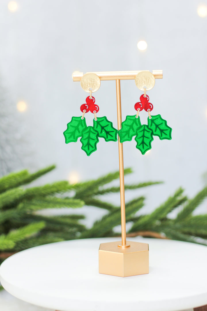 Holly and Berry Earrings