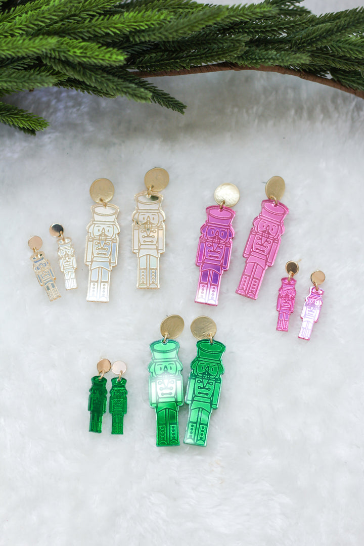 Mini Nutcracker Earrings