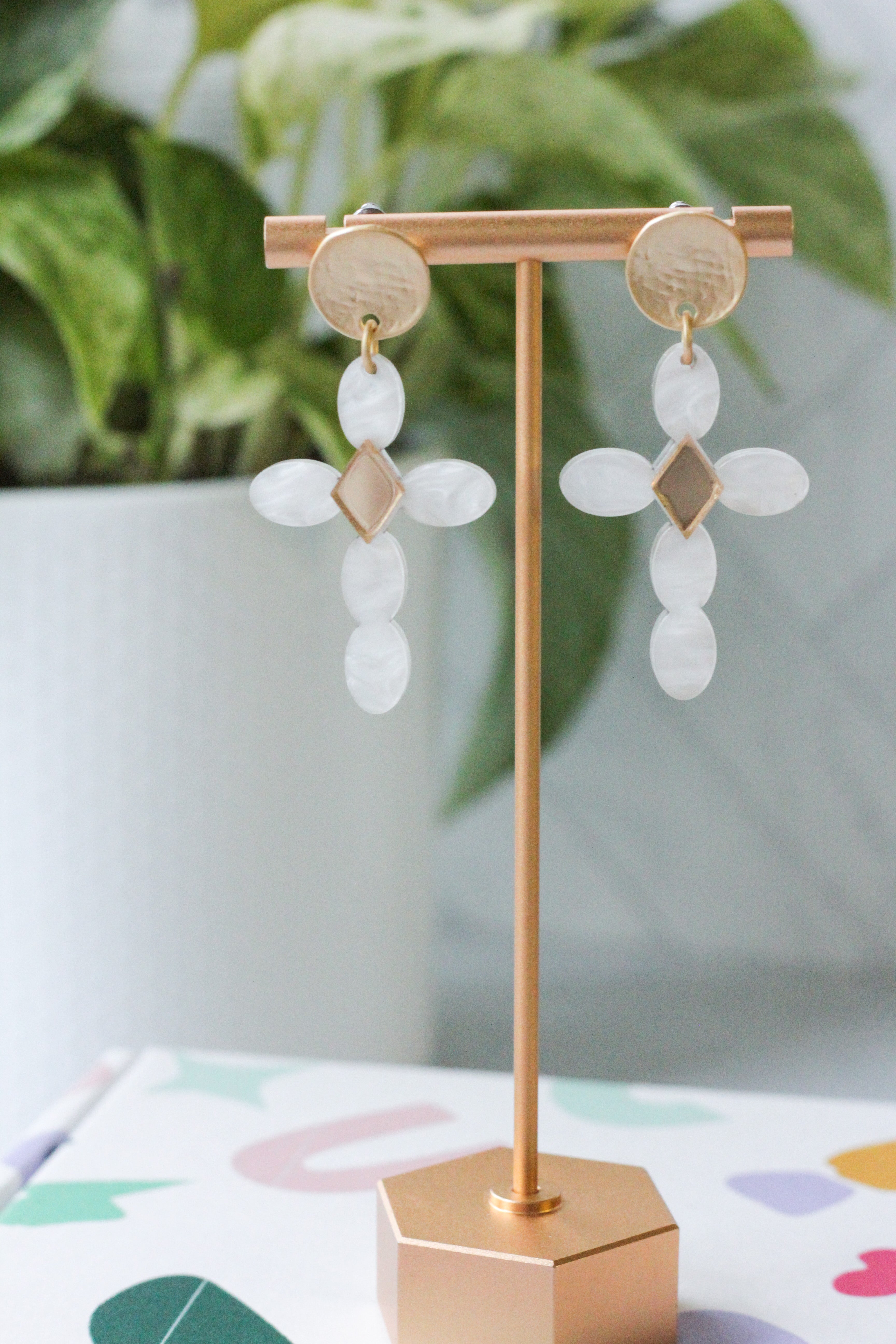 Joyous Wonder outlet Cross Earrings