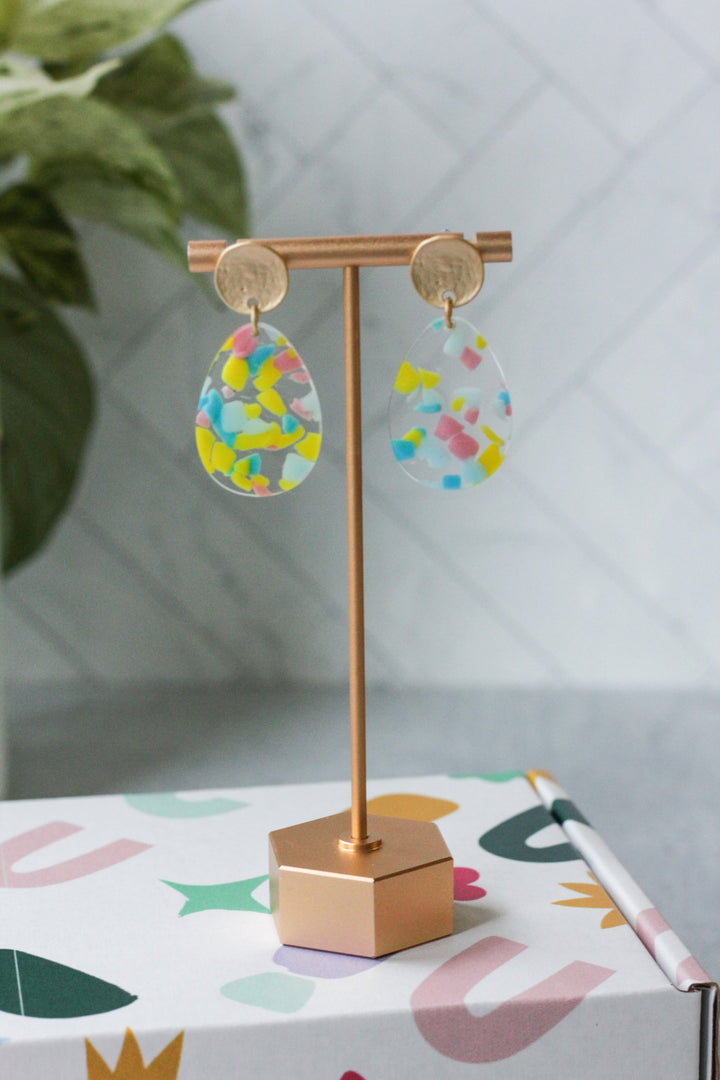 Confetti Easter Egg Earrings