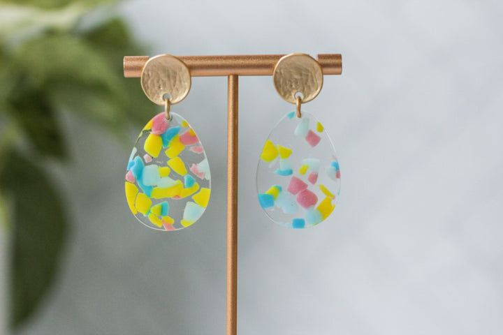 Confetti Easter Egg Earrings