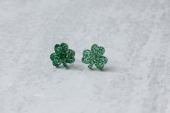 Shamrock Stud Earrings