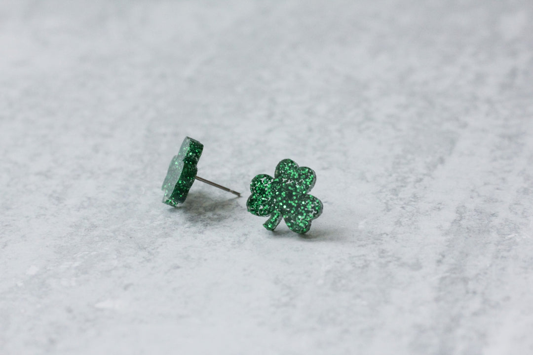 Shamrock Stud Earrings