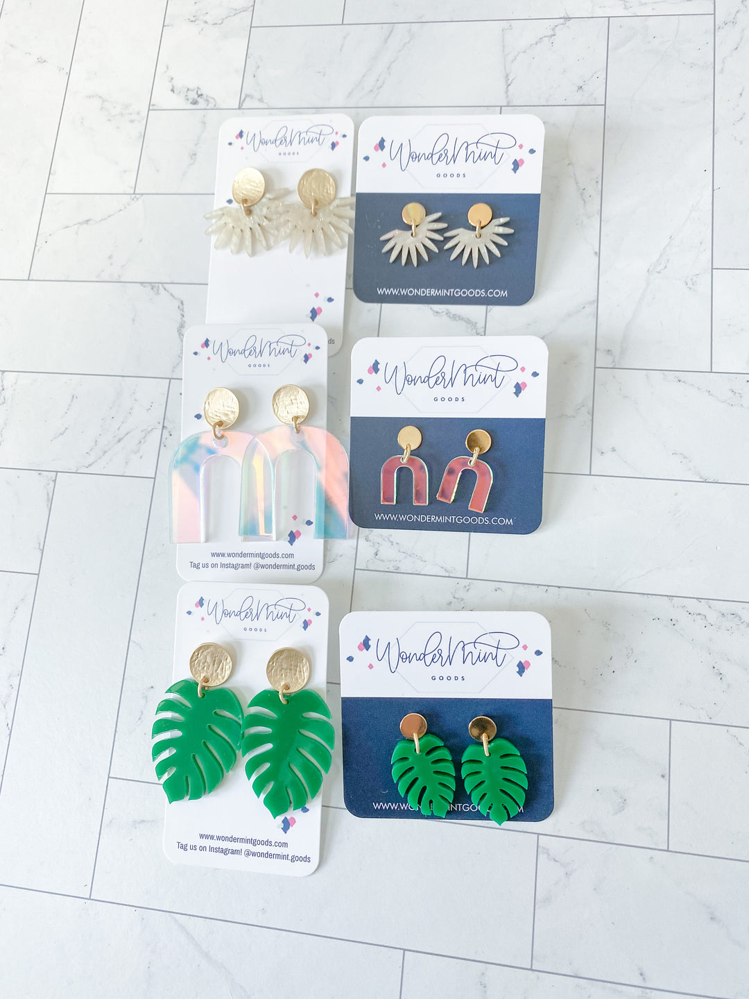 Mommy and Me Earring Set - Iridescent Arch