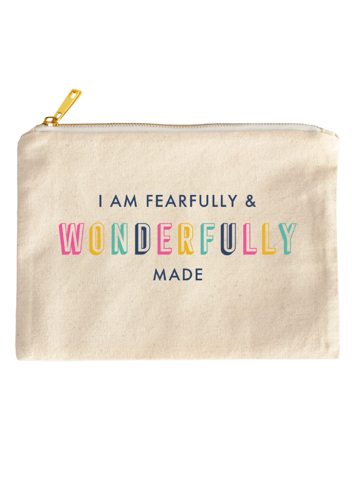 You are Fearfully & Wonderfully Made - Cosmetic Bag