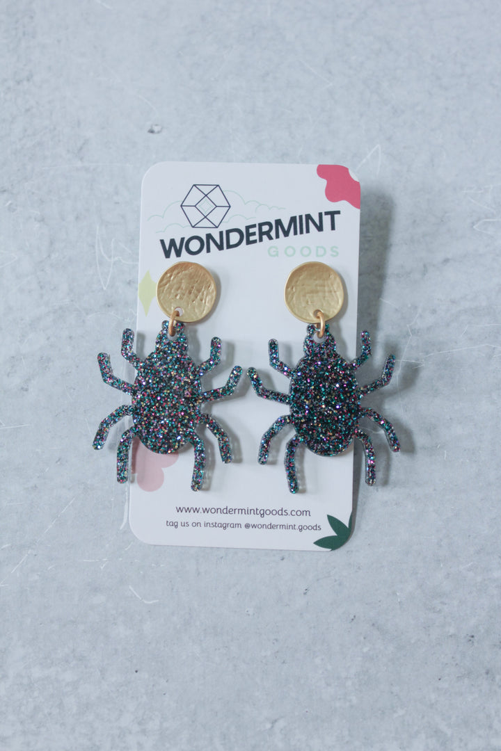 Spider Halloween Acrylic Earrings