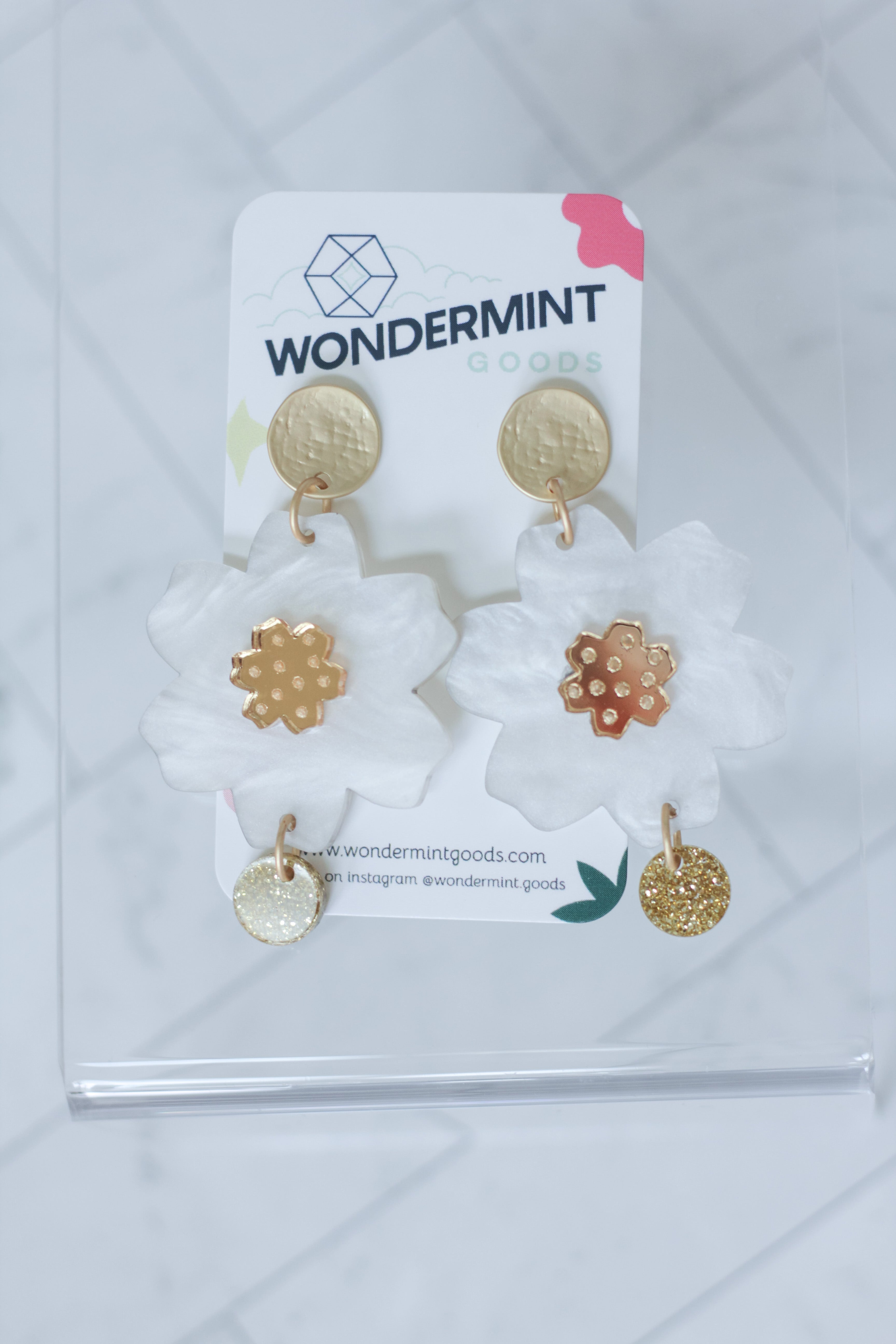 Blossom Flower Earrings – Wondermint Goods