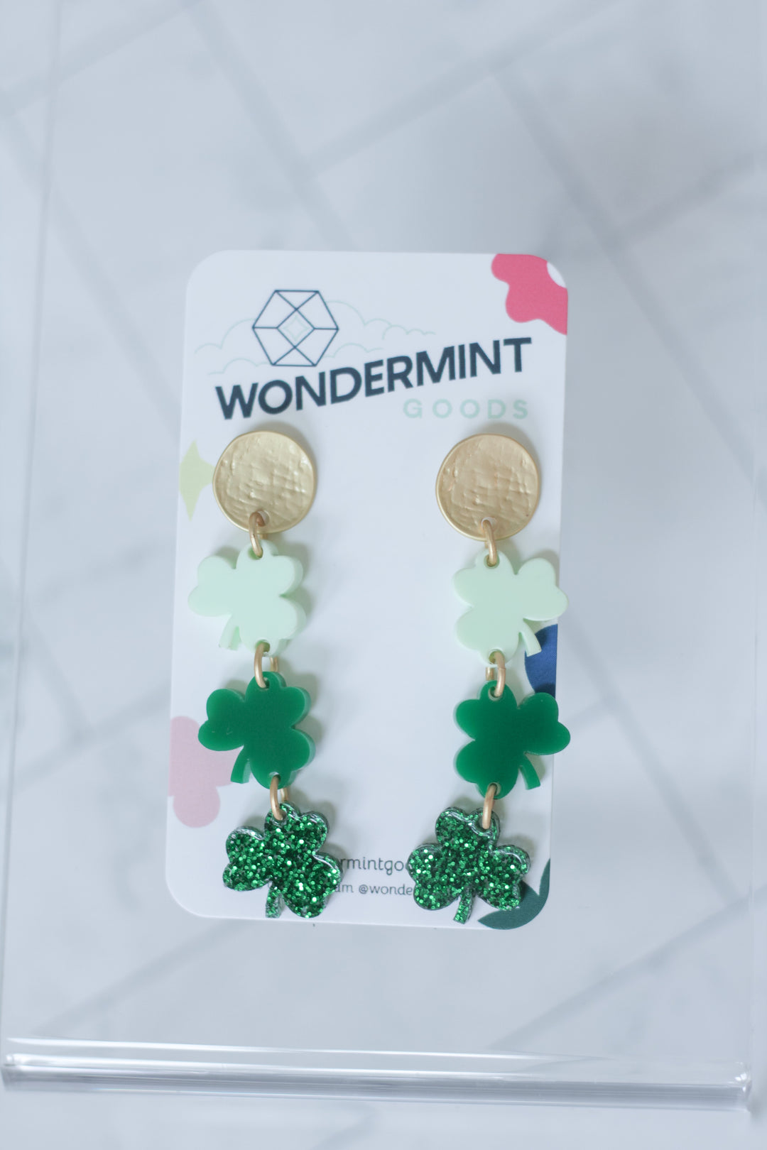 Shamrock Drop Earrings