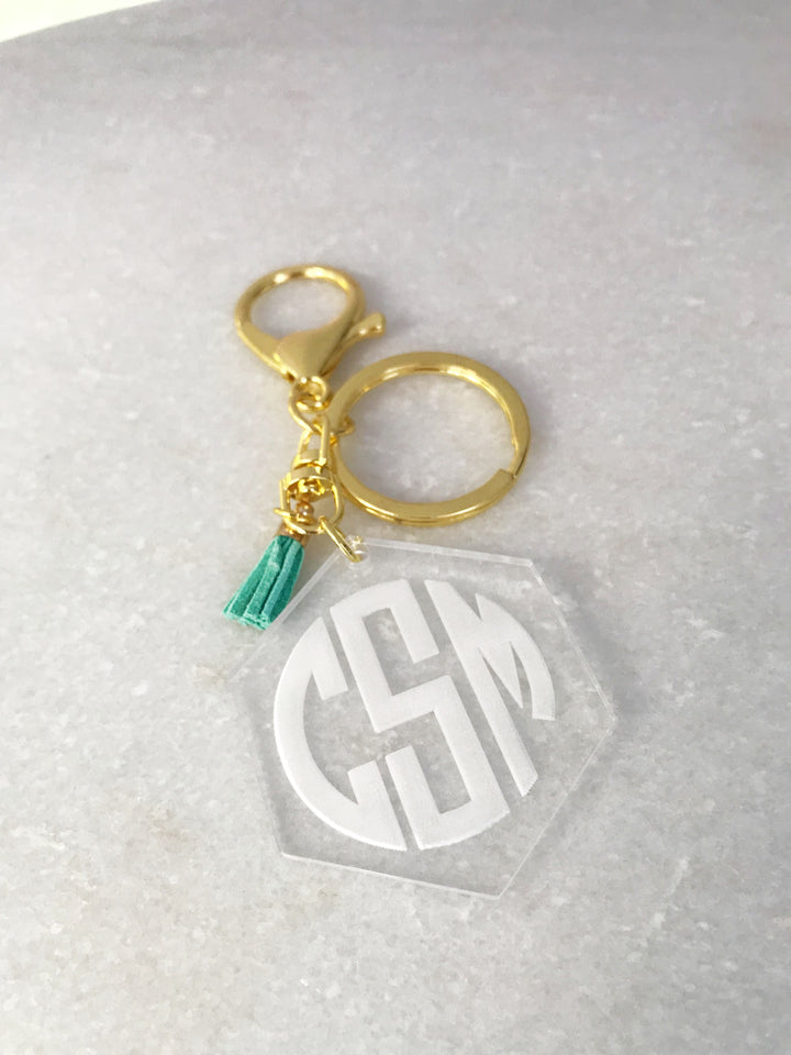 Monogram Acrylic Keychain - Wondermint Goods