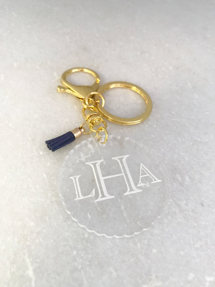 Monogram Acrylic Keychain - Wondermint Goods