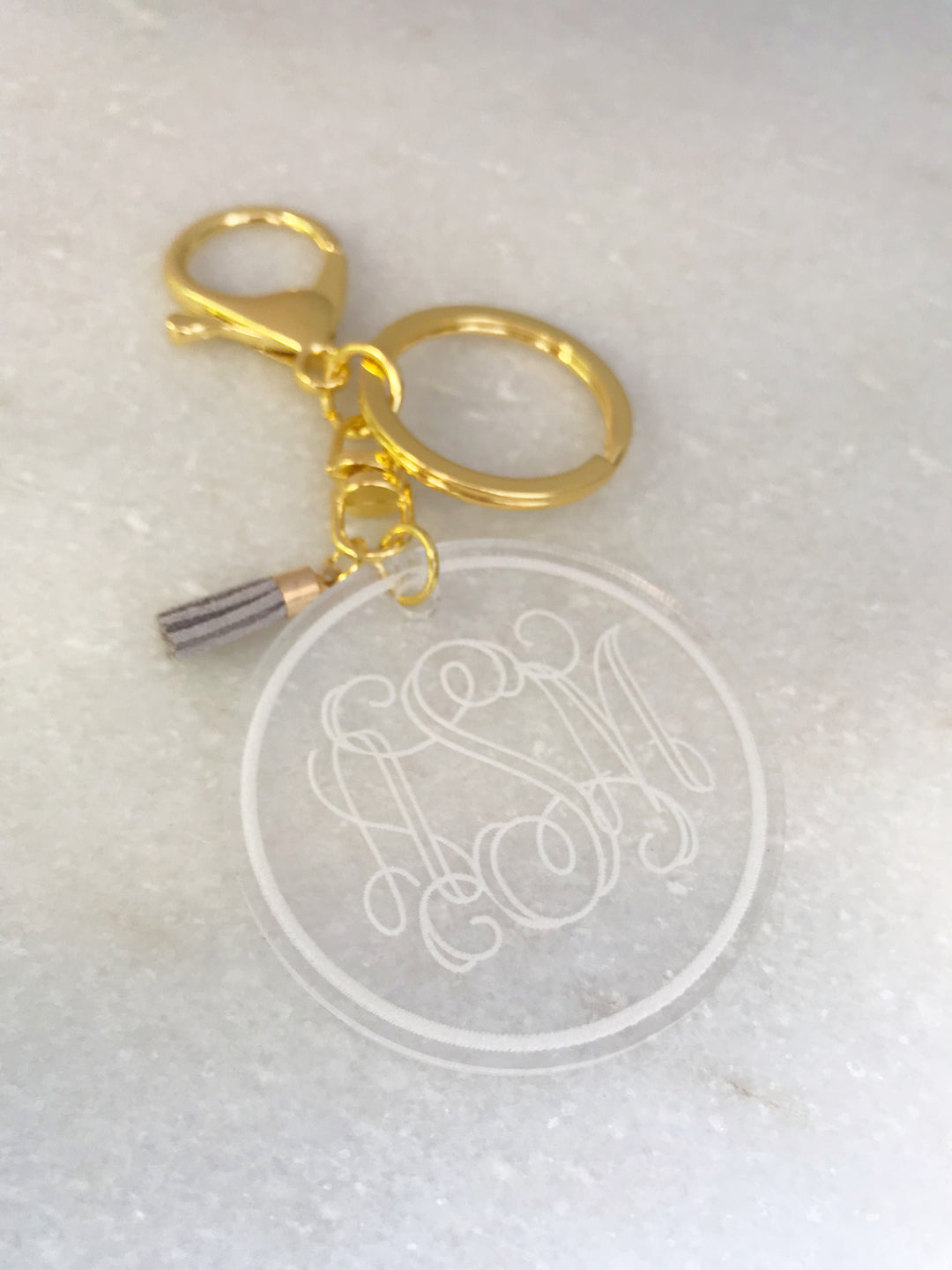 Monogram Acrylic Keychain - Wondermint Goods