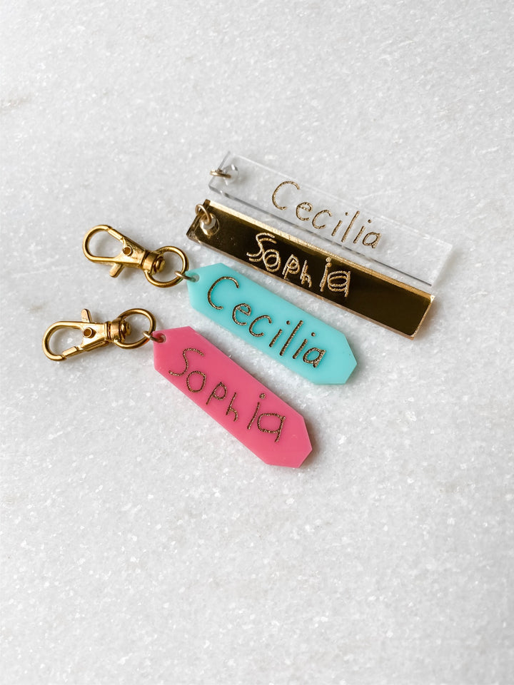 Handwritten Name Acrylic Keychain - Wondermint Goods