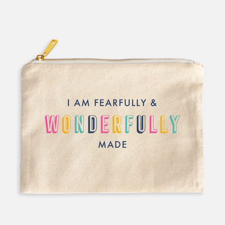 You are Fearfully & Wonderfully Made - Cosmetic Bag