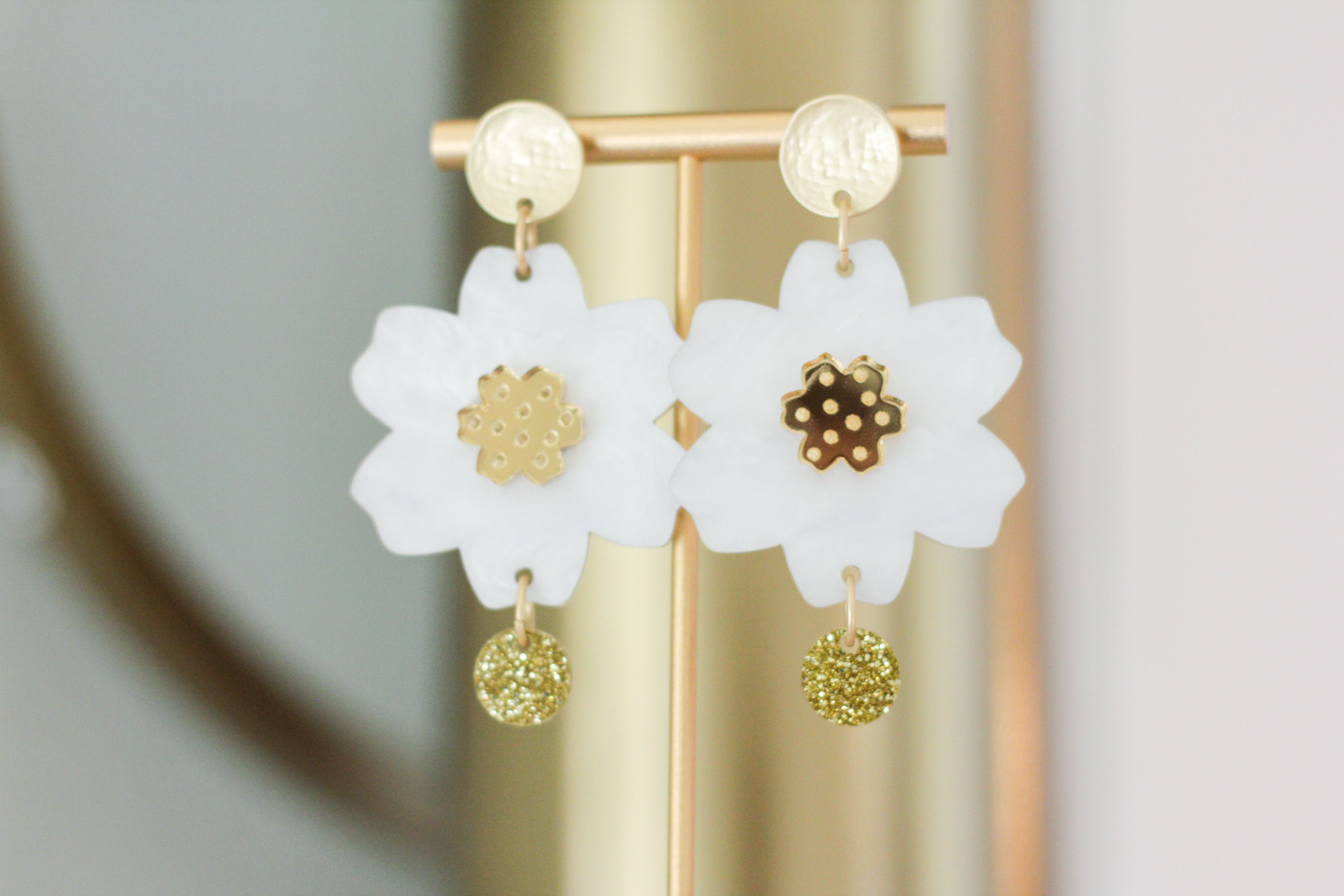Blossom Flower Earrings – Wondermint Goods