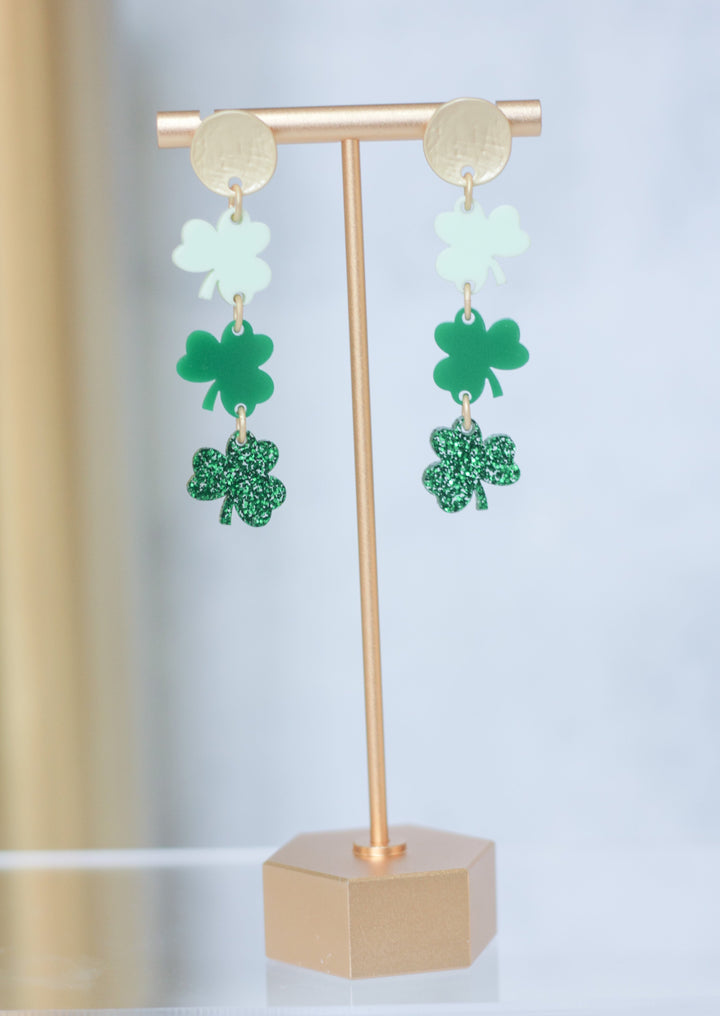 Shamrock Drop Earrings